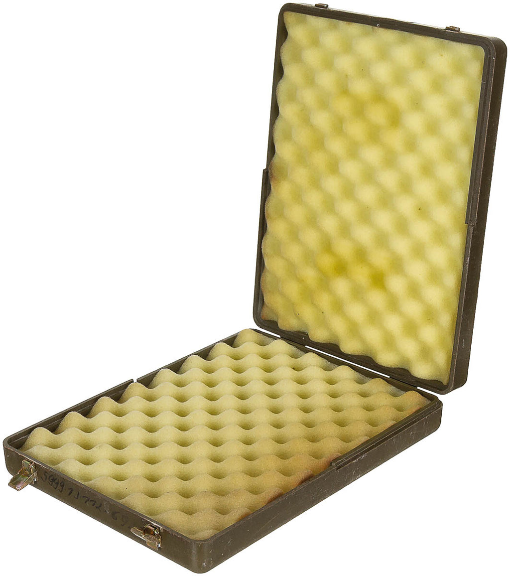 Cutie transport belgiana plastic 40x30x8 cm surplus militar autentic