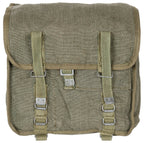 Geanta militara poloneza de umar, 100% bumbac, oliv, cu curea surplus militar autentic | NECLINTIT