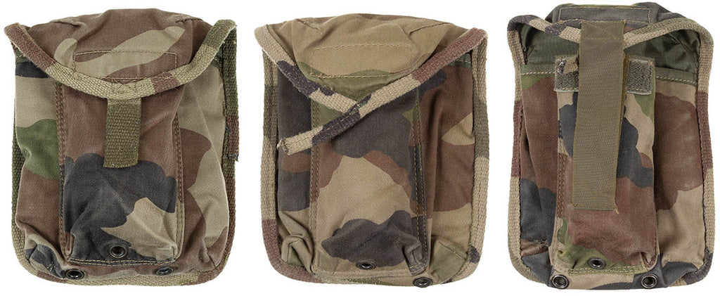 Buzunar 3 incarcatoare francez, camuflaj CCE surplus militar autentic
