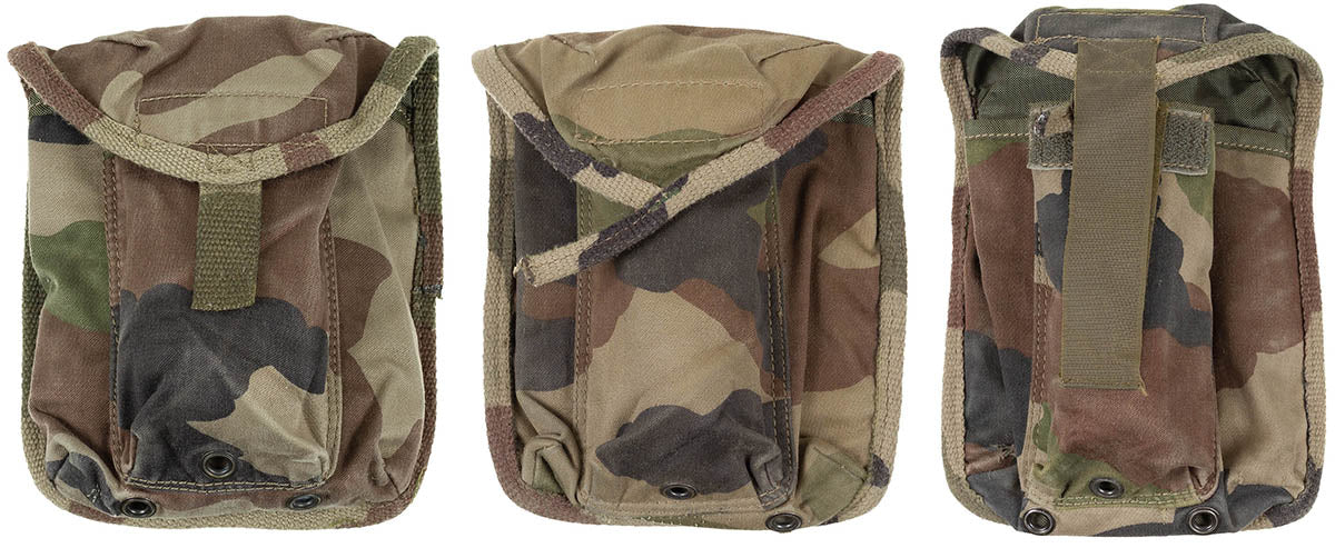 Buzunar 3 incarcatoare francez, camuflaj CCE surplus militar autentic