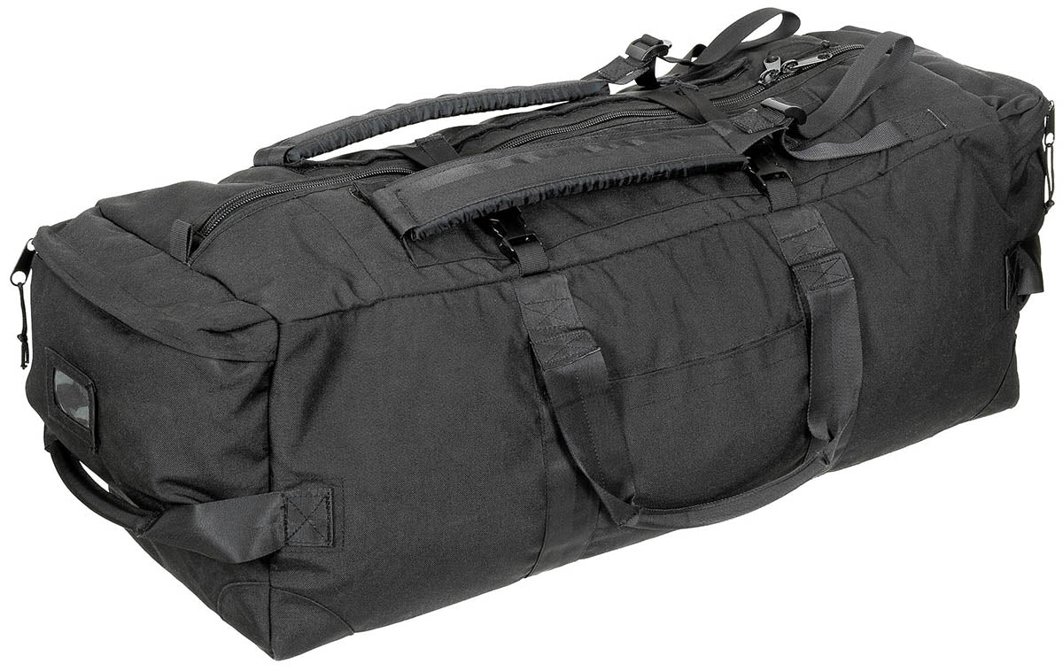 Geanta duffle militara britanica 100L, neagra surplus militar autentic