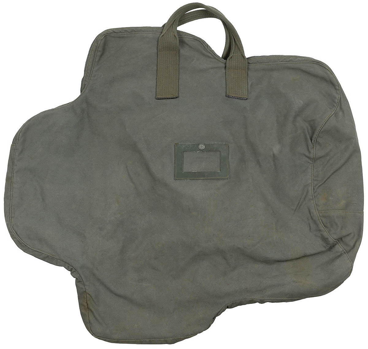 Geanta pentru vesta de protectie Armata Franceza, canvas oliv, 80 x 70 cm surplus militar autentic | NECLINTIT