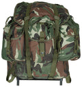 Rucsac militar turcesc, camuflaj, cadru metalic surplus militar autentic