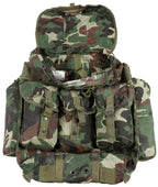 Rucsac militar turcesc, camuflaj, cadru metalic surplus militar autentic