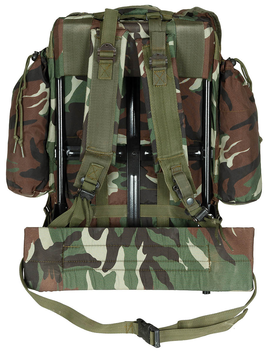 Rucsac militar turcesc camuflaj cu cadru metalic surplus militar autentic