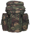 Rucsac Patrol britanic DPM, buzunare laterale surplus militar autentic