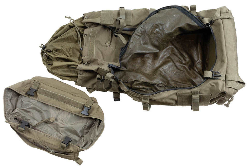 Rucsac austriac Kraxe 90 L, oliv, fara cadru surplus militar autentic