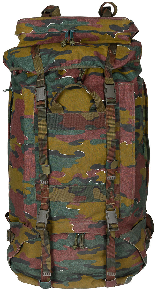 Rucsac militar belgian camuflaj, fara buzunare surplus militar autentic