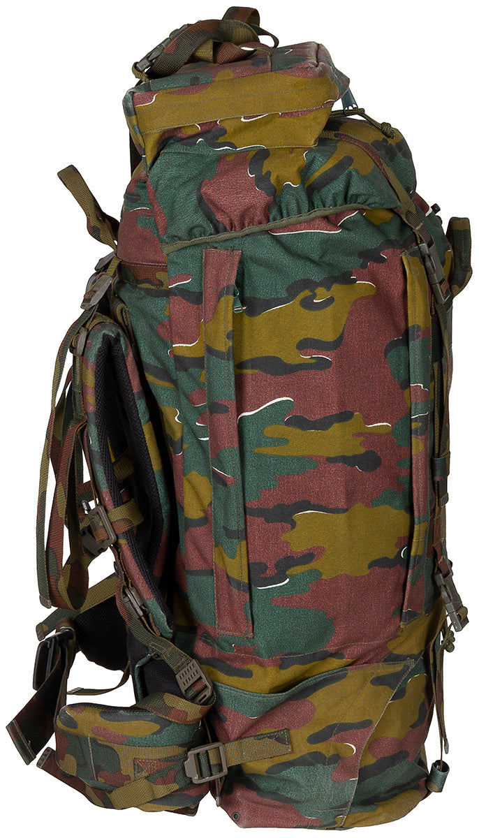 Rucsac militar belgian camuflaj, fara buzunare surplus militar autentic