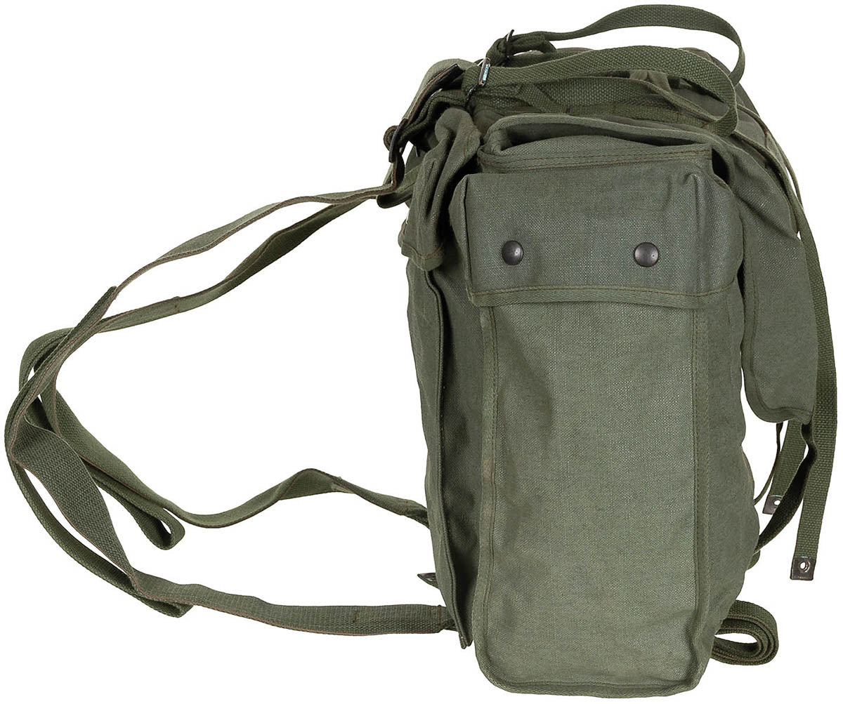 Rucsac militar belgian, canvas, oliv surplus militar autentic
