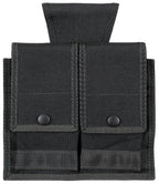 Borseta centura politie britanica, dubla, neagra surplus militar autentic