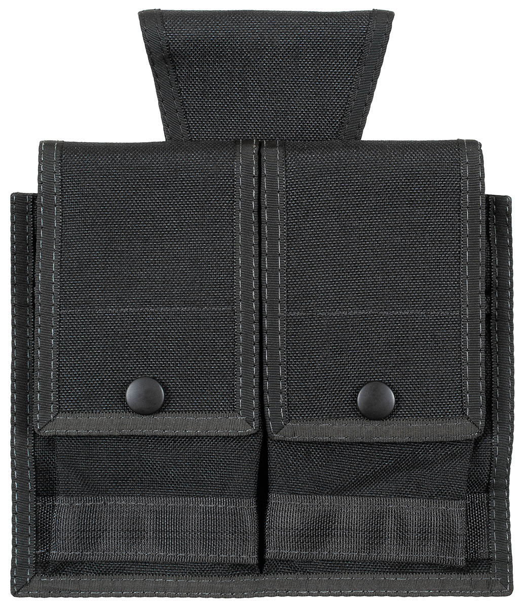 Borseta centura politie britanica, dubla, neagra surplus militar autentic