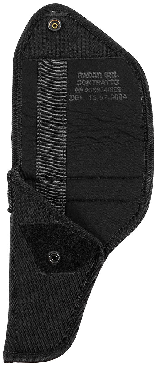 Toc de pistol din nailon RADAR pentru stanga, cu clapeta, negru surplus militar autentic | NECLINTIT