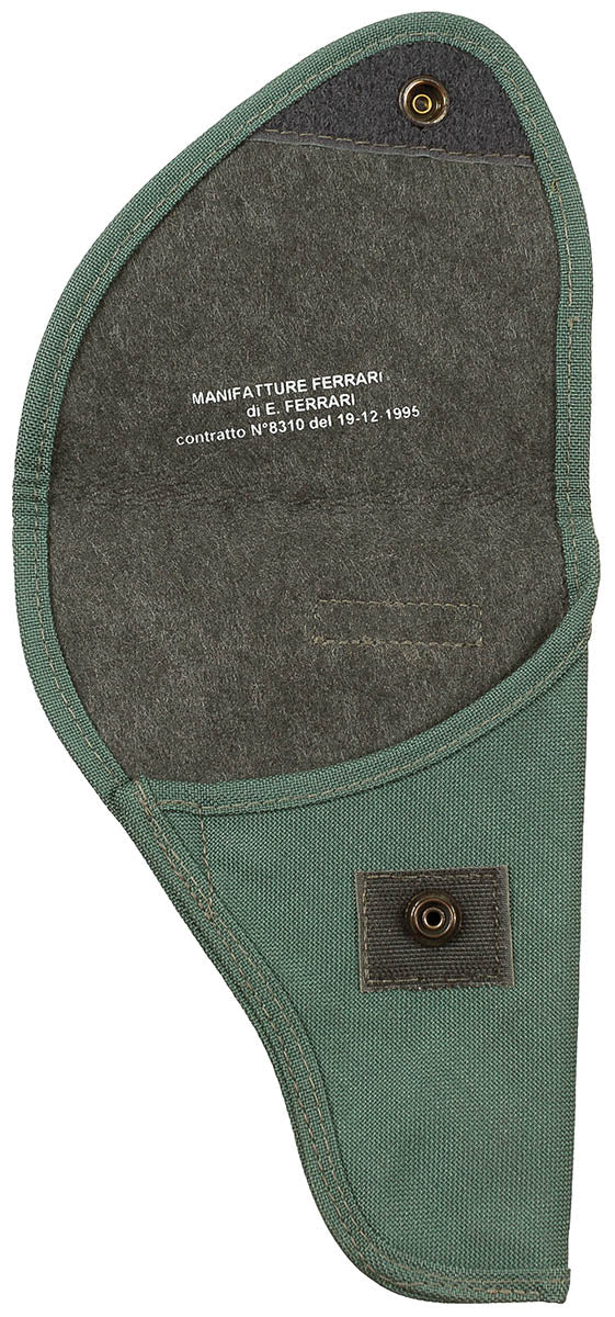 Toc de pistol italian din canvas, Tip I, oliv surplus militar autentic | NECLINTIT