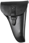Toc de pistol italian din piele pentru Beretta, Tip II, negru surplus militar autentic | NECLINTIT