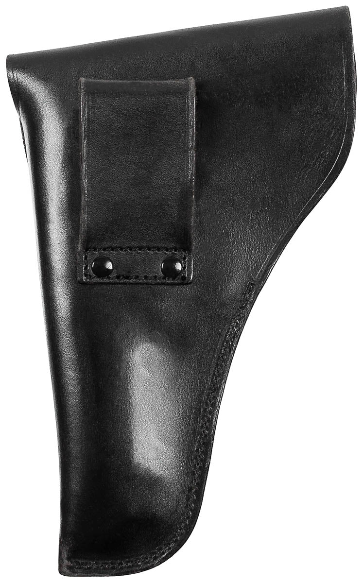 Toc de pistol italian din piele pentru Beretta, Tip V, negru surplus militar autentic | NECLINTIT