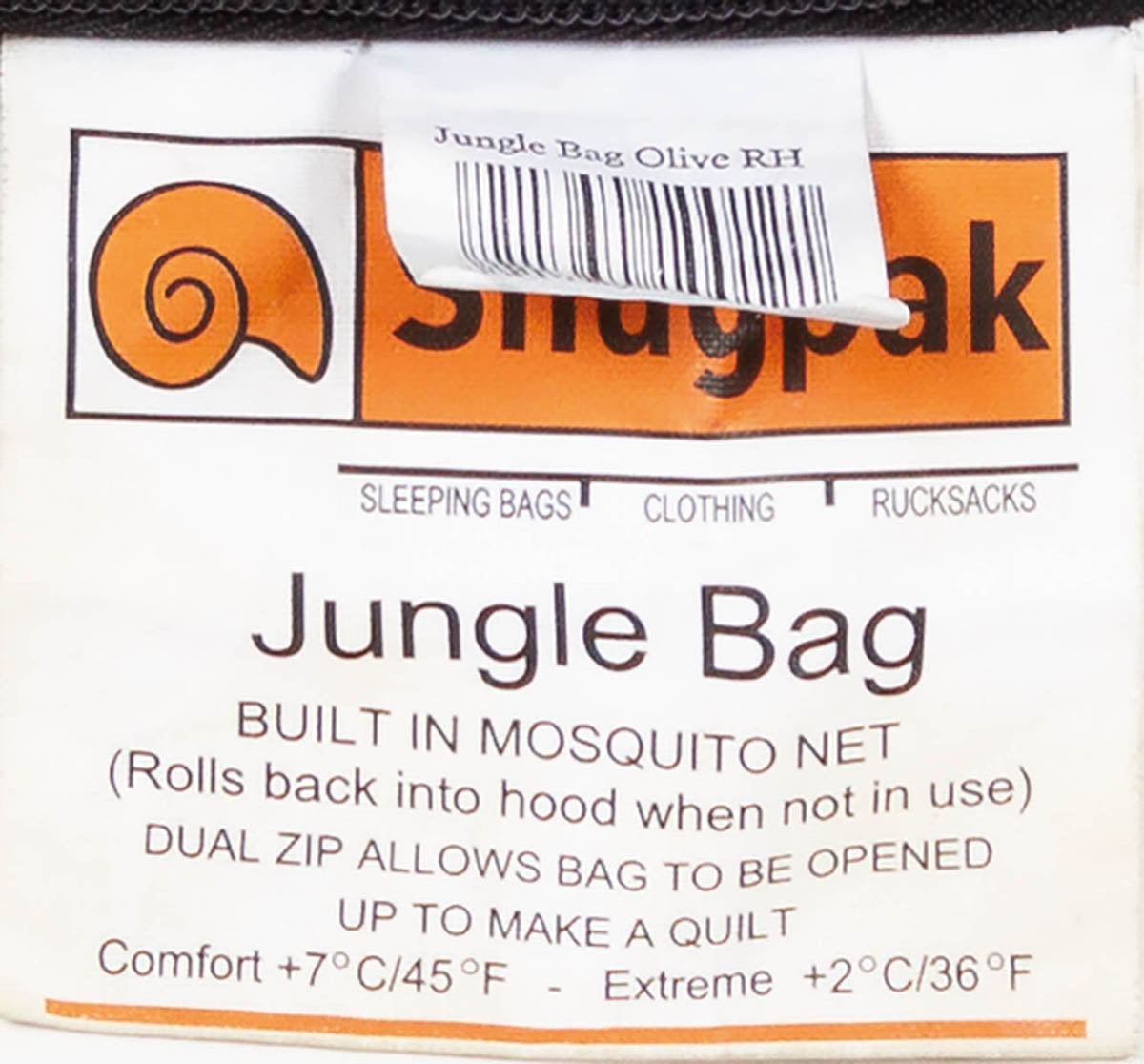 Sac de dormit Snugpak Jungle Bag, oliv surplus militar autentic