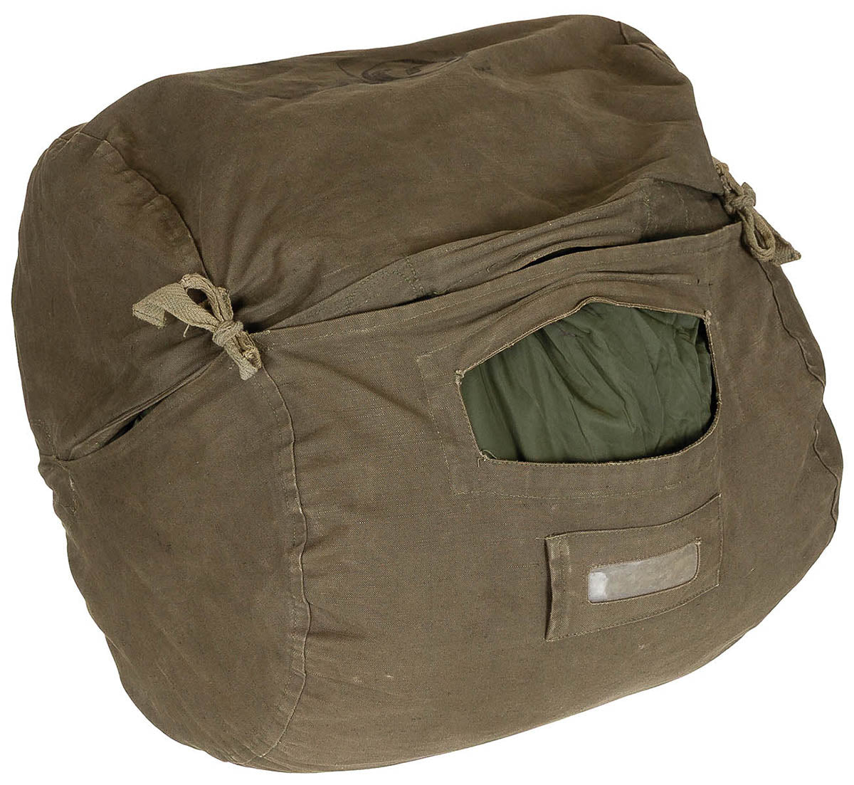 Sac de dormit maghiar, oliv, cu husa surplus militar autentic