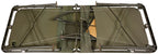 Pat de spital militar pliabil US, oliv surplus militar autentic