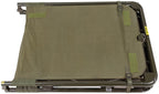 Pat de spital militar pliabil US, oliv surplus militar autentic