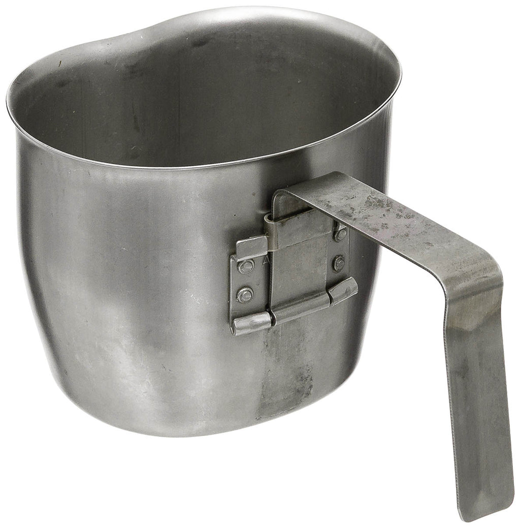 Cana inox KAZ03 Armata Austriaca cu maner metalic surplus militar autentic | NECLINTIT