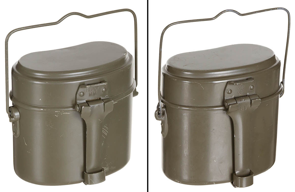 Set vesela militara austriaca, aluminiu, 3 piese surplus militar autentic