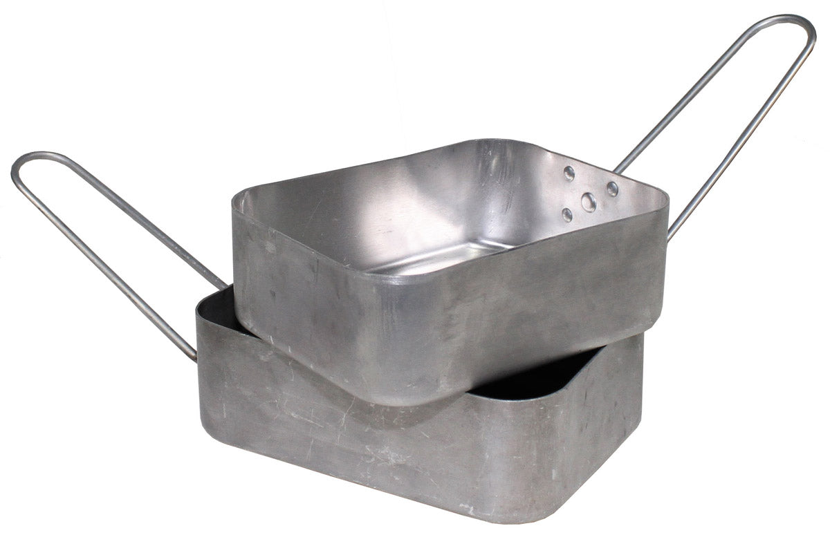 Set gamele aluminiu britanice, pliabile surplus militar autentic