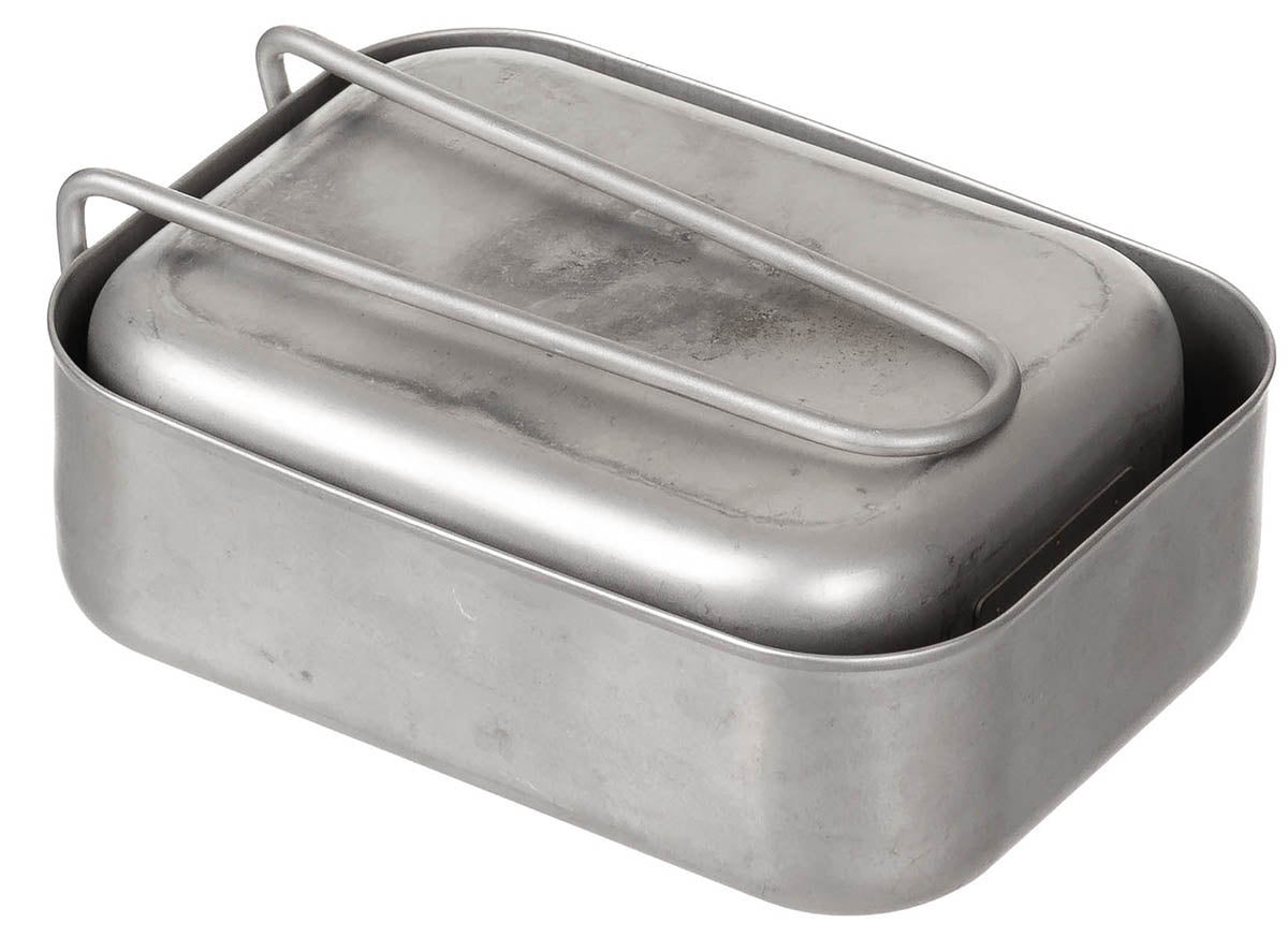 Set vesela militara olandeza, inox, 2 piese surplus militar autentic