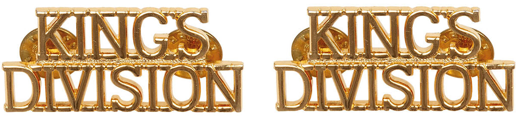 Insigna metalica britanica RAF King's Division, aurie surplus militar autentic | NECLINTIT