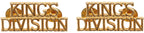 Insigna metalica britanica RAF King's Division, aurie surplus militar autentic | NECLINTIT