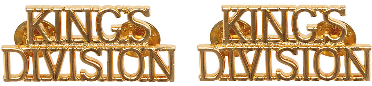 Insigna metalica britanica RAF King's Division, aurie surplus militar autentic | NECLINTIT