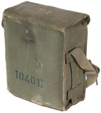 Telefon de campanie US EE-8, cu husa canvas surplus militar autentic