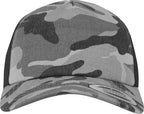 Sapca trucker Camo Flexfit cu spate din plasa