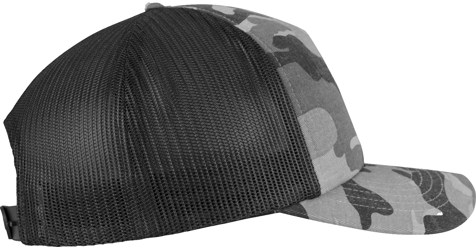 Sapca trucker Camo Flexfit cu spate din plasa