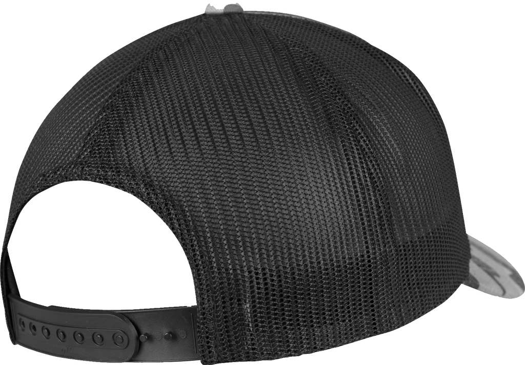 Sapca trucker Camo Flexfit cu spate din plasa