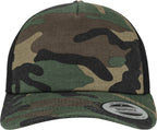 Sapca trucker Camo Flexfit cu spate din plasa