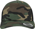 Sapca trucker Camo Flexfit cu spate din plasa