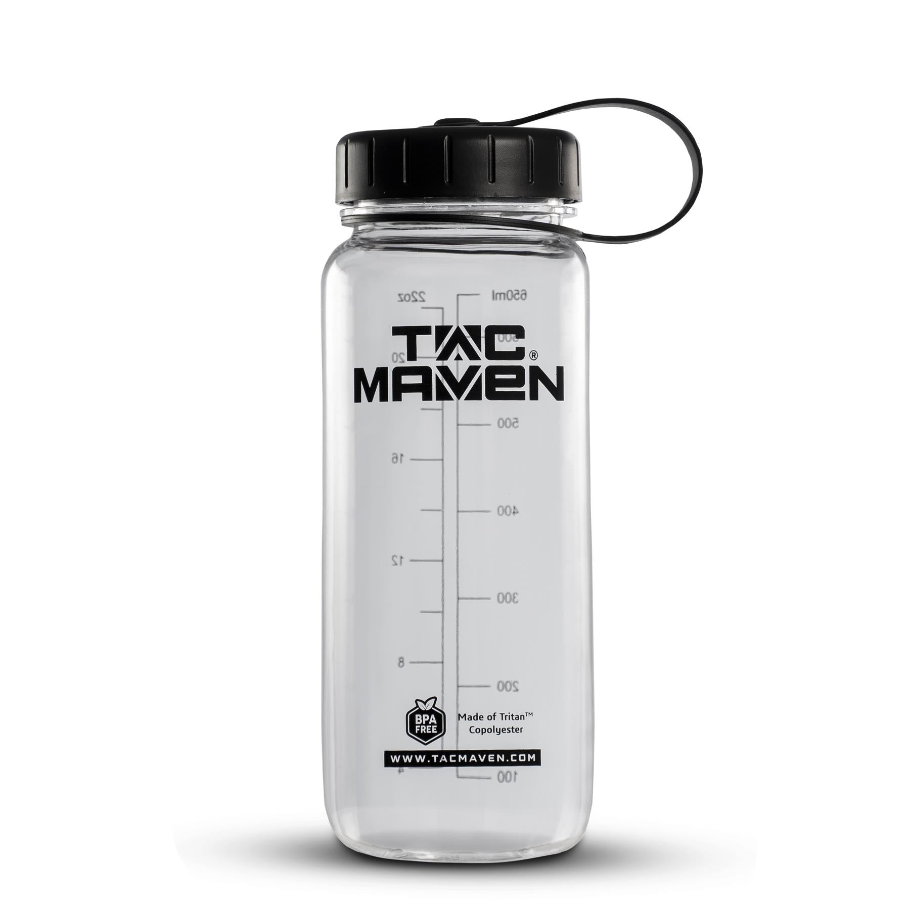 Sticla hidratare Norman Tritan 650ml Tac Maven transparenta