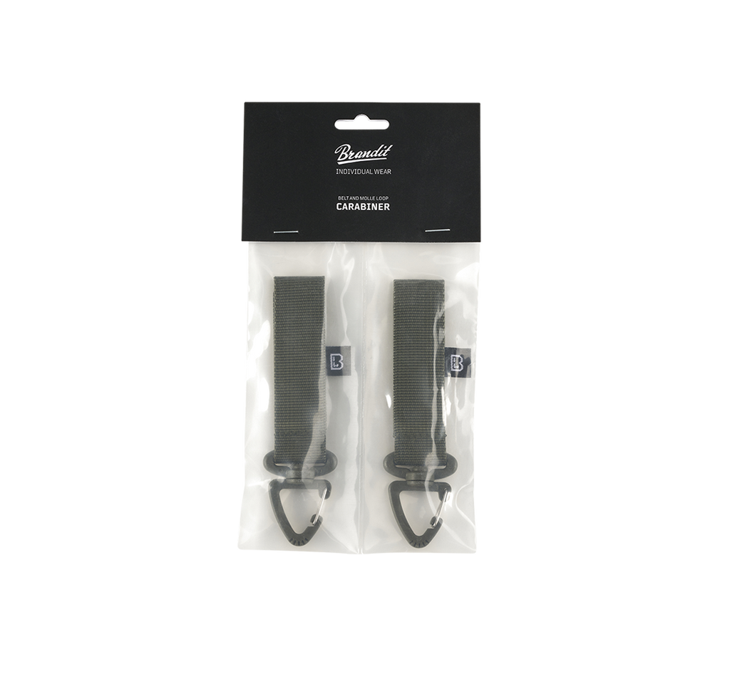 Set 2 carabiniere rotative cu bucla MOLLE Brandit