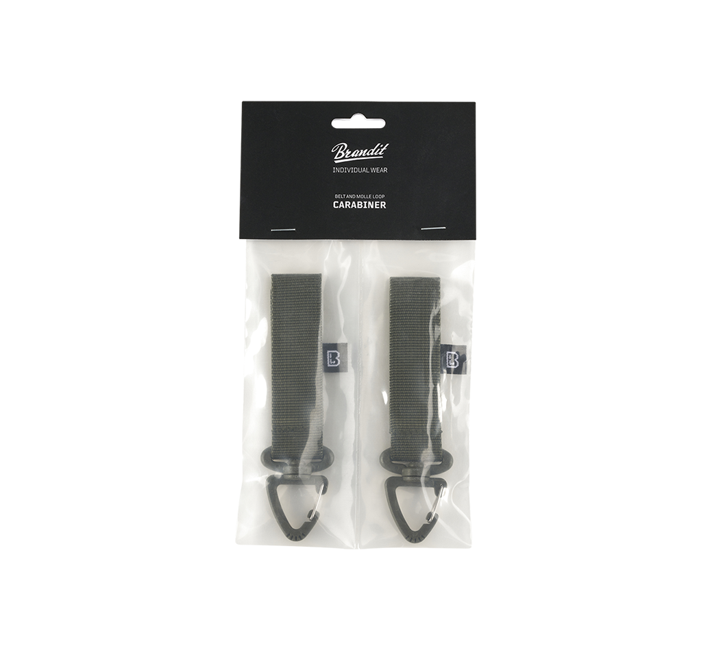 Set 2 carabiniere rotative cu bucla MOLLE Brandit