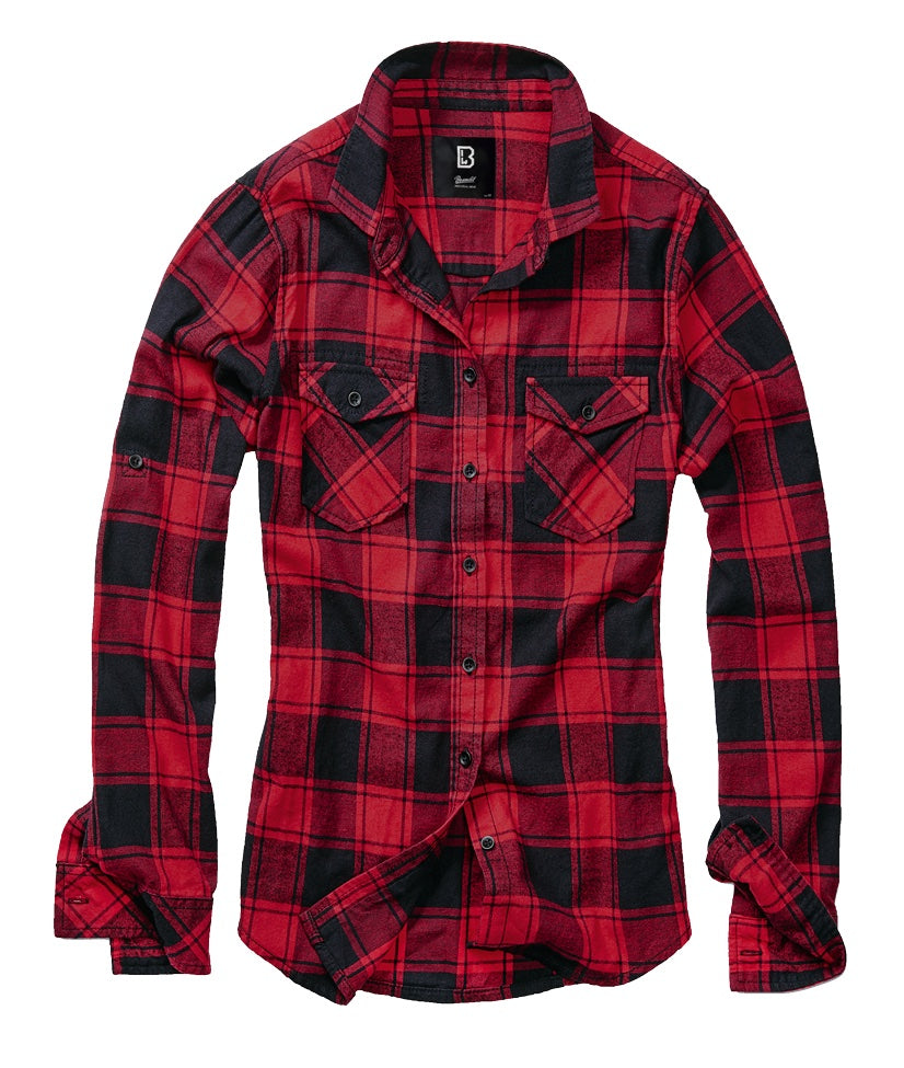 Camasa de dama Amy Flannel maneca lunga Brandit