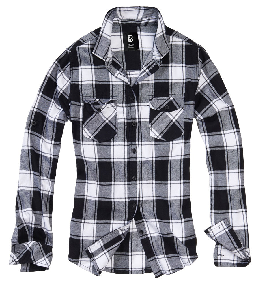 Camasa de dama Amy Flannel maneca lunga Brandit