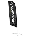 Steag de plaja Pentagon 370