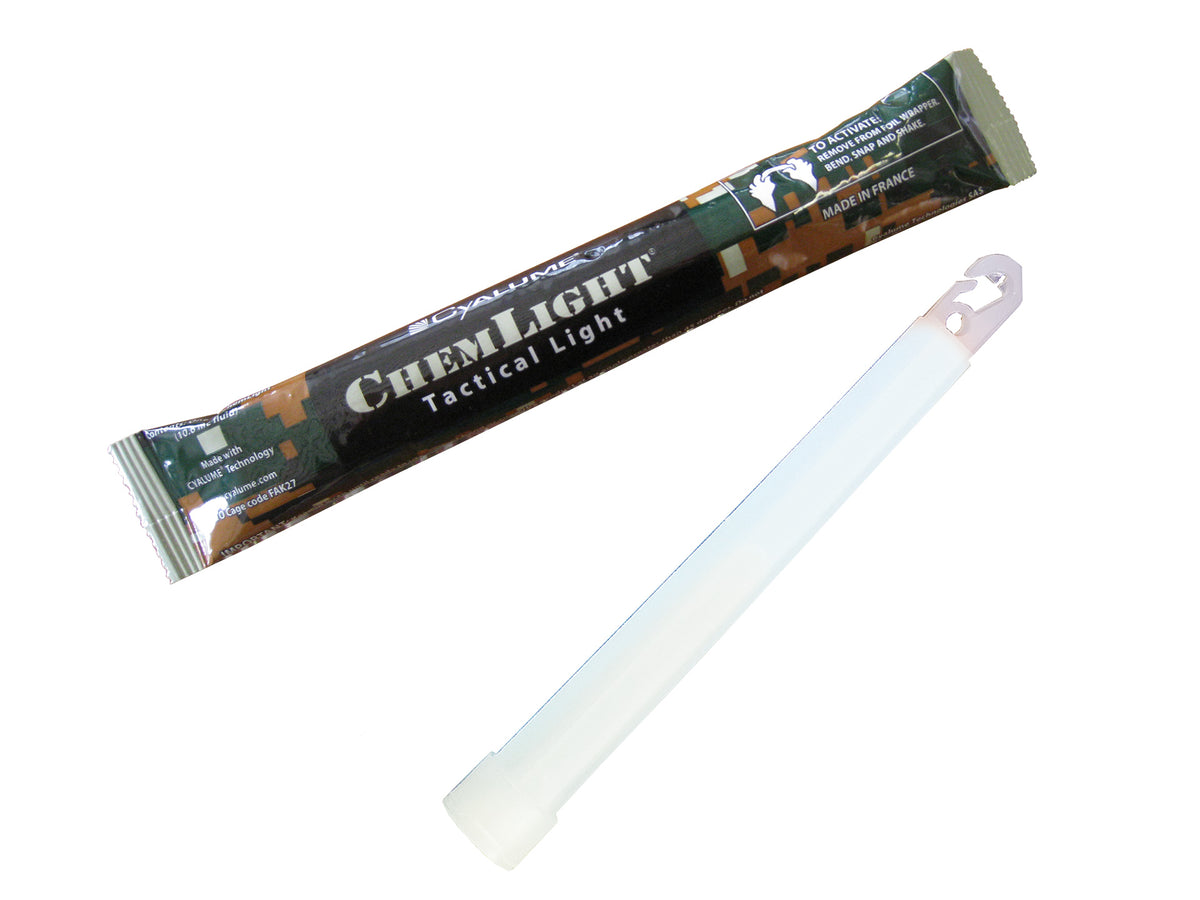 Baton luminos chimic ChemLight alb 8h Cyalume