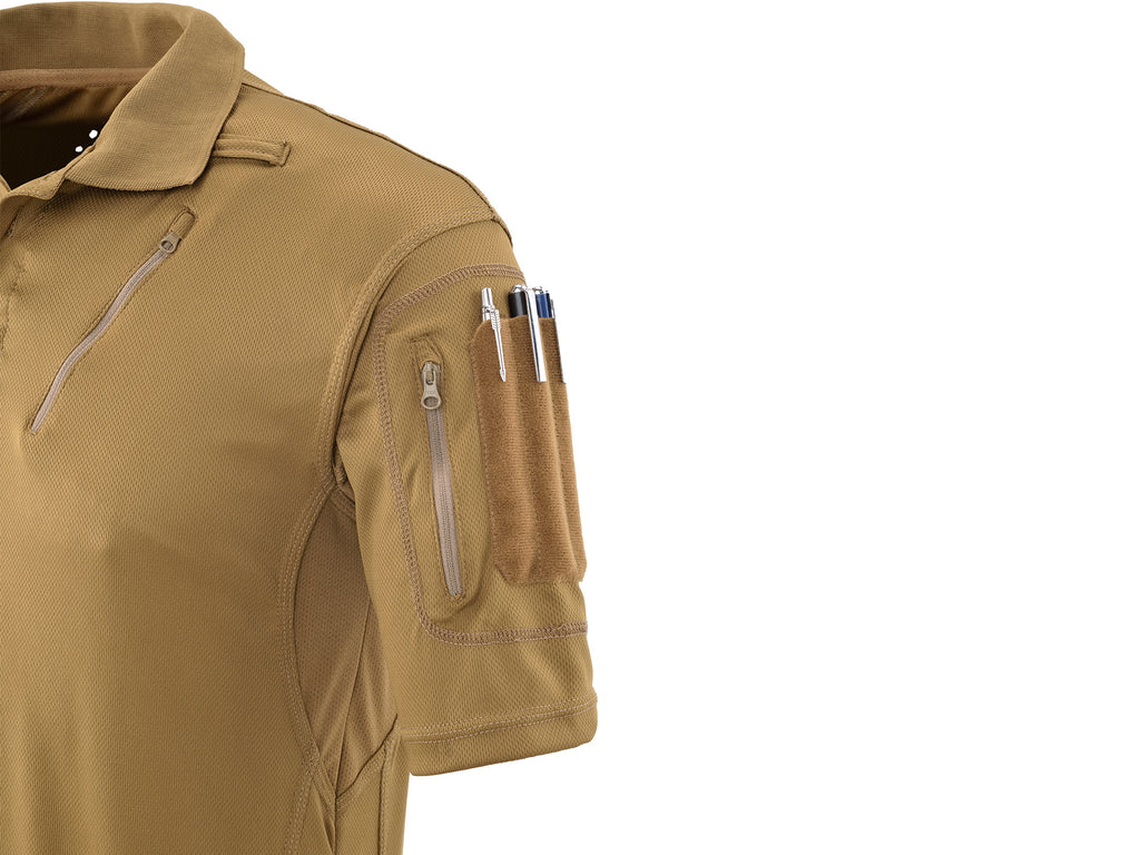 Tricou polo tactic cu maneca scurta si buzunare Defcon 5