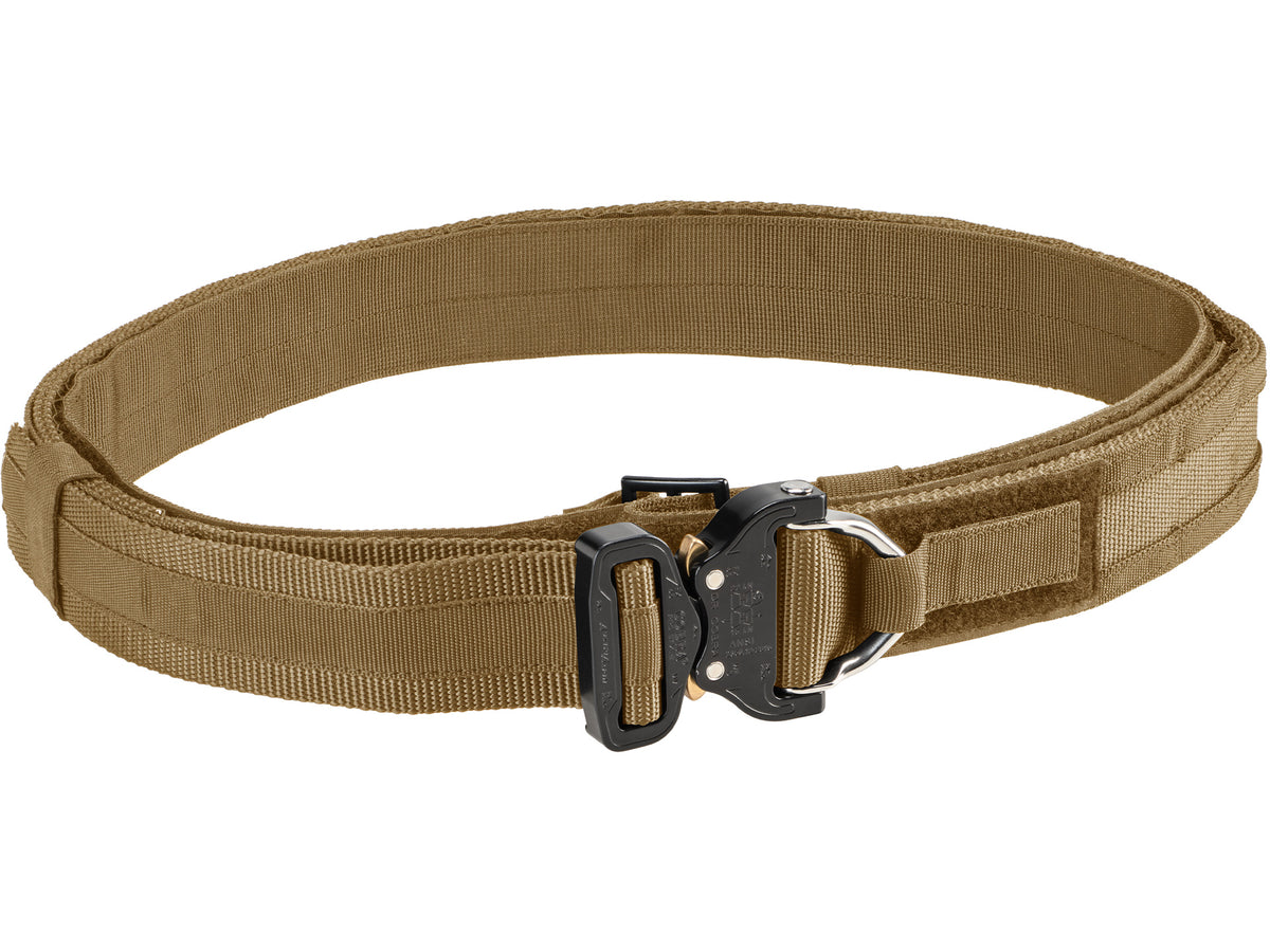 Curea tactica cu profil redus si catarama AustriAlpin Defcon 5 — Culoare: Coyote Tan
