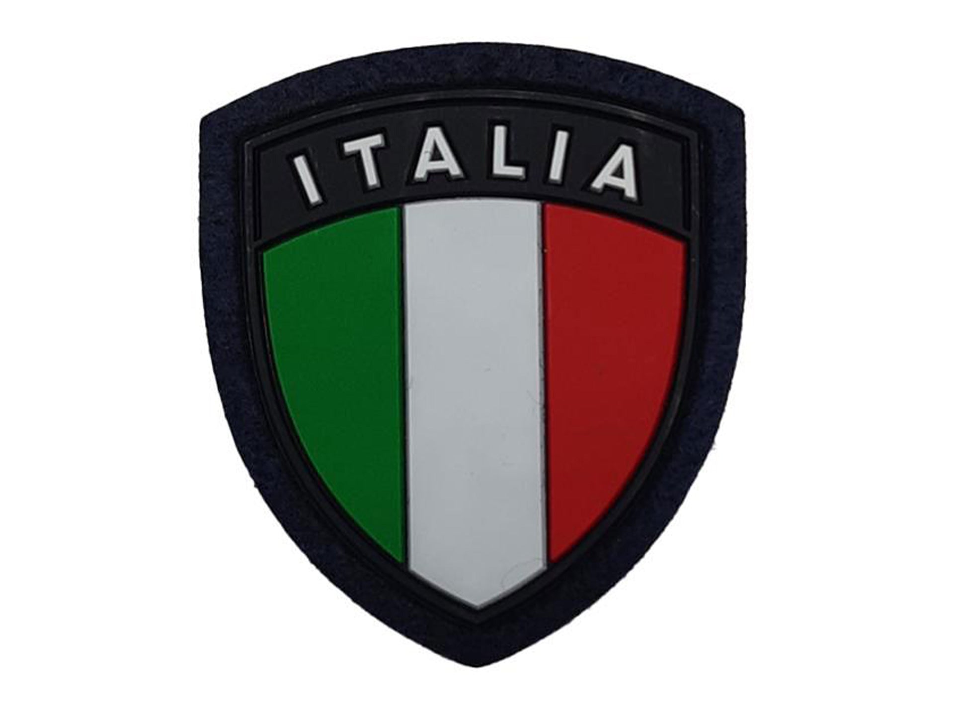 Patch Italia din cauciuc cu fundal albastru Defcon 5