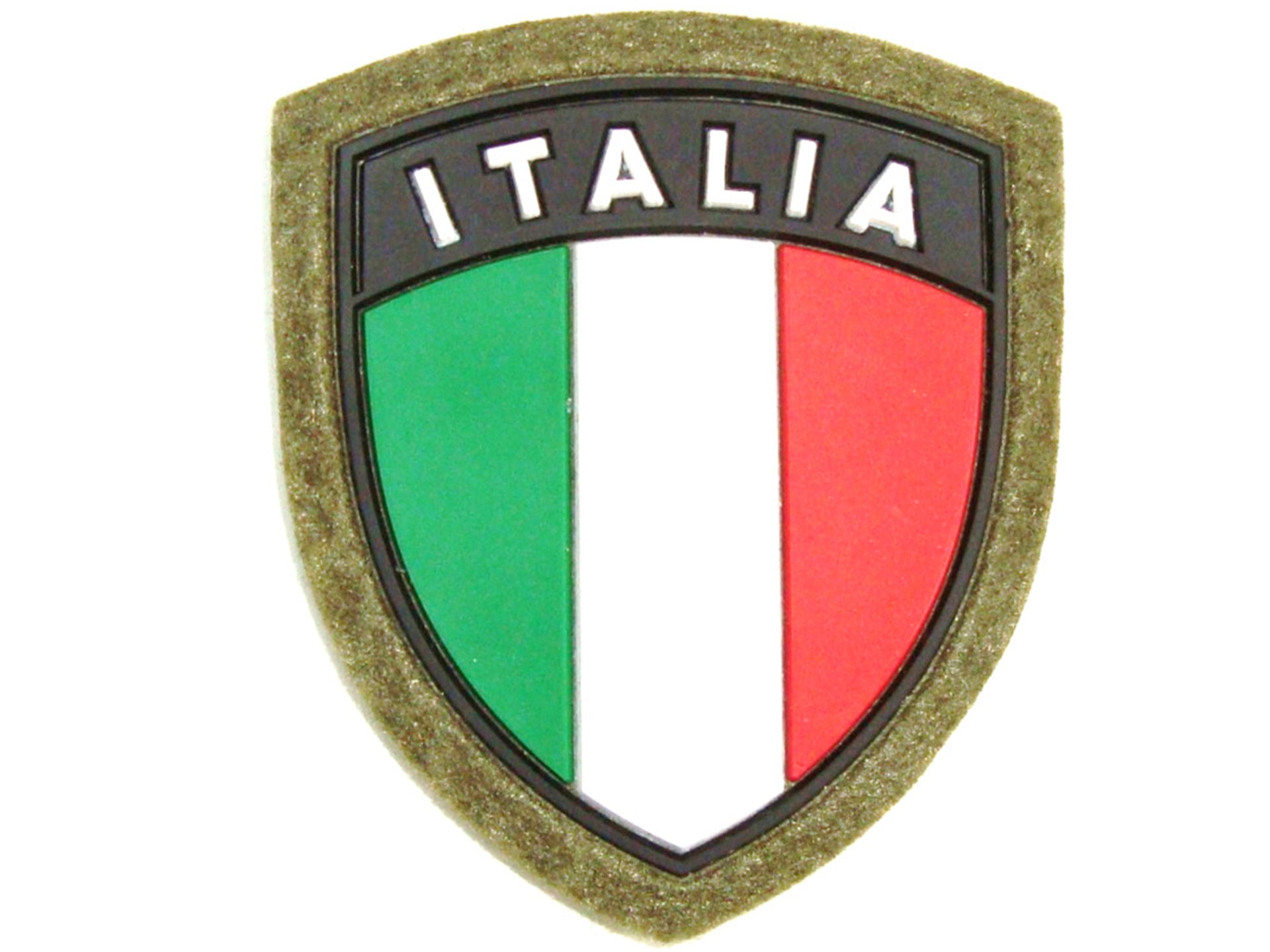 Patch Italia din cauciuc cu velcro Defcon 5