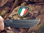 Patch Italia din cauciuc cu velcro Defcon 5