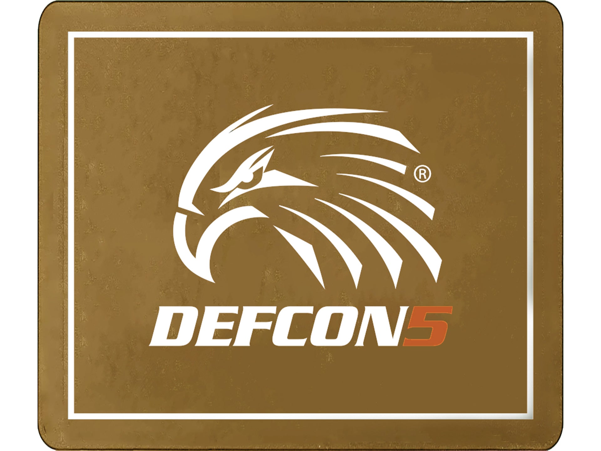 Patch PVC cu logo Defcon 5 — Culoare: Coyote Tan